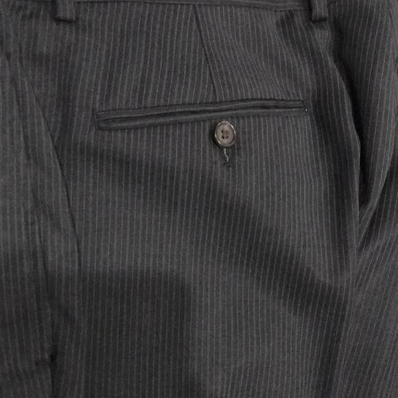 Black Striped Dress Pants Size 34/30 - Picture 4 of 4